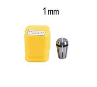 Gdfnmogo ER11 Collet Set for CNC Milling Machine, Lathe, Engraving Tool - 7pcs 1mm to 7mm Metric Shank Compatibility, Made of Hardened 45 Carbon Steel(1MM)