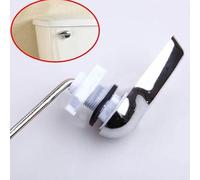 Gdfnmogo Finish Side Toilet Handle Most Master Fits Chrome Toilets Front and Plumber Options(2#)