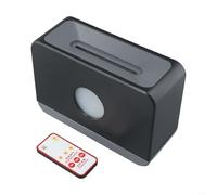 Gdfnmogo Flame Aroma Diffuser with Remote Control, 280ml Large Capacity Humidifier for Home Use, Silent Operation at 40dB with Dynamic Flame Effect(BLACK)