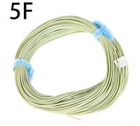 Gdfnmogo Fly Line 100FT Weight Forward WF4F to WF8F for Fly Rod, Fluorescent Moss Green Fishing Line with Leader Attachment and Backing Ready, 33 Yards