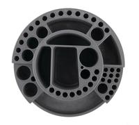 Gdfnmogo Fly Tying Station, Fly Tying Tool Organizer with Multi-Grid Storage Rack for Fly Fishing Accessories, Compact Desk Organizer Holder Made of For Durable