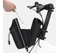 Gdfnmogo Foldable For Bike Water Bottle Bag for and Electric Scooter, Quick-Release Front Mount For EVA Hard Shell Pannier with Silicone Sleeve, 24 cm x 14