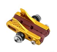 Gdfnmogo For Bicycle Carbon Fiber Rim Brake Pads 6061 Aluminum Alloy C Clip Drawer Type Wear-Resistant Heat-Dissipating Noise-Reducing Design with Replaceable Rubber Blocks(10)