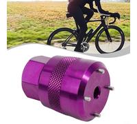 Gdfnmogo For Bicycle Crank Side Cover Removal and Installation Tool, For CNC Machined 7075 Aluminum Alloy, For SRAM DUB BB30 Crankset, 21mm Hex(Purple)