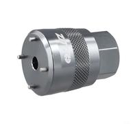 Gdfnmogo For Bicycle Crank Side Cover Removal and Installation Tool, For CNC Machined 7075 Aluminum Alloy, For SRAM DUB BB30 Crankset, 21mm Hex(Titanium color)