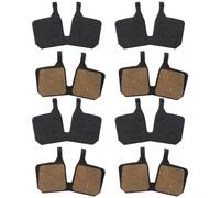 Gdfnmogo For Bicycle Disc Brake Pads Resin Semi-Metal for Hope E4 Tech, Quiet Braking, Low Heat Build-Up, Quick Disc Adaptation, Suitable for Mountain