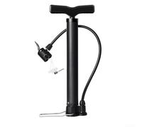 Gdfnmogo For Bicycle Floor Pump with Pressure Gauge, 130 PSI High Pressure Aluminum Pedal Pump For Presta/For Schrader/Dunlop Valves