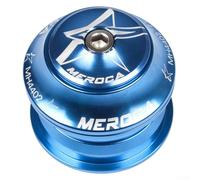 Gdfnmogo For Bicycle Fork Headset 44mm Integrated Bearing Bowl Set For CNC Machined Aluminium Alloy with Sealed Stainless Steel Bearings for 28.6mm Straight(blue)