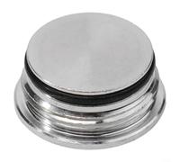 Gdfnmogo For Bicycle Hydraulic Disc Brake Caliper Bore Cap Large Size Aluminum Alloy Replacement Compatible with Hope Tech 3 V4 and E4 Series Mountain Road Cycling(Silver)
