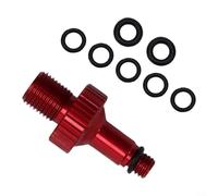 Gdfnmogo For Bicycle Rear Shock Pump Air Valve Adapter Tool For RockShox Monarch DT XMM Marzocchi Shock Absorber IFP Pumping Tools Aluminium(Red)