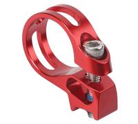 Gdfnmogo For Bicycle Thumb Shifter Clamp Retaining Ring Aluminum Alloy M5 Screw For SRAM X7 X9 XO XX XO1 XX1 Discrete Fixed Reverse Clamp(Red)