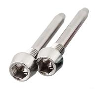 Gdfnmogo For Bike Disc Brake Pad Retaining Pins Set of 4, M4x26mm Alloy Screws for Caliper Pad Axle Replacement, For Magura(Titanium)