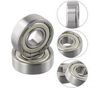 Gdfnmogo For Bike Wheel Hub Bearings 6000ZZ 6000-2RS 10x26x8mm Steel Sealed Replacement for For Bicycle Front or Rear Wheel Hubs For 47cc 49cc(6000-ZZ)