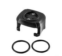 Gdfnmogo for brompton Bike Computer Mount, For Garmin for bryton Mio, 3D Printed ABS Handlebar Holder, For M S H Series Folding Bikes, Secure Strap Fit(black)