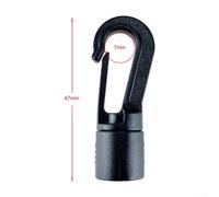 Gdfnmogo For Bungee Cord Hook - Elastic Rope Clip for Deck, Quick Connect Shock Cord Fitting, 5-8mm Cordage Compatible, Plastic Tie Down Strap