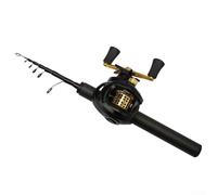 Gdfnmogo For Ultra-Light 150cm Carbon Fiber Fishing Rod for Small Species, High-Sensitivity Solid Tip with Stainless Steel K-Bracket and SiC Magnetic R