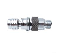 Gdfnmogo Full Face Diving Regulator Second Stage Quick Connect Adapter, Chrome-Plated Copper Self-Locking Connector for Scuba Gear, Secure and Easy