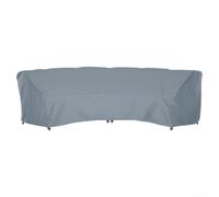 Gdfnmogo Furniture Cover, PU Waterproof Film, 210D Heavy Duty Oxford Fabric Outdoor Rattan Corner Sofa Cover, Curved Sofa Cover, Anti-UV Coating(C)