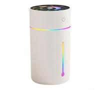 Gdfnmogo GdfnmogoPortable 320mL USB Mini Humidifier for Home Office Travel - -Quiet Nanotechnology Mist, LED Night Light & Plant Humidifying(White)
