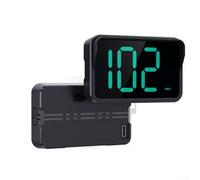 Gdfnmogo GPS Car HUD Head-Up Display Digital Speedometer with KMH/For MPH for All Vehicles, Compact Design, Automatic Speed, Built-in Light Sen