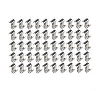 Gdfnmogo Greenhouse Glazing Clips Z-type for Aluminium Frame Greenhouses - 304 Stainless Steel Rustproof Spring Wire Fixings Pack of 25/50 (50PCS)