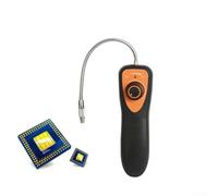 Gdfnmogo Halogen Gas Leak Detector, 6-Level Sensitivity, Audible And Visual Alarm, Compatible With R11/R22/R134A, Compact Black Design, HVAC And Automotive Use