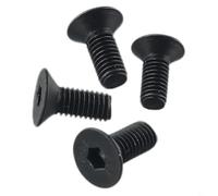 Gdfnmogo Handlebar Stem Bolts for ES1 E ES4, Stainless Steel Scooter Neck Screw Set, Black 4-Pack