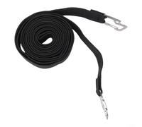 Gdfnmogo Heavy Duty Elastic Bungee Cord 4m x 2.9cm with Carbon Steel Hooks for Securing Electric Car Trunk Cargo, For Bicycle Loads or Motorcycle(Black 4 meters)
