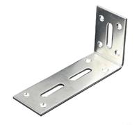 Gdfnmogo Heavy Duty Industrial L Shape Adjustable Corner Shelf Brackets Made of Cold-Rolled Steel for Home Office Garage Storage Angle(M)