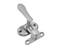 Gdfnmogo Heavy Duty Stainless Steel Door Latch Lock with Anti-Theft Buckle for Wooden Doors, Fire Doors, and Escape Doors in Offices, Hotels, and Restaurants(SILVER S)