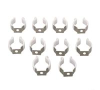 Gdfnmogo Heavy Duty Tool Spring Terry Clips, Narrow Base Steel With Plastic Holders, 10 Sizes 10Mm-28mm, For Brooms Brushes Rakes Pipes In Garage Shed Patio(25mm)