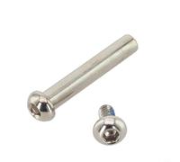 Gdfnmogo Hexagonal Locking Screw Kit for Xiaomi / 1S / Pro Electric Scooters - Foldable Stem Securing Hardware, Metal Hex Nut Screws, 8.5 Inches, Silver(A)