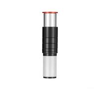 Gdfnmogo Hidden Bike Stem Riser for 28.6mm Fork, Alloy Headset Spacer Extender with 5-50mm Lift for MTB Road Cycling, Black and Red Color