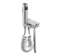 Gdfnmogo High Pressure Dual Outlet Spray Nozzle With Angle Valve, Compact And Anti Backflow Valve For Bathroom And Toilet Connection(B)