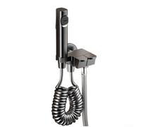 Gdfnmogo High Pressure Dual Outlet Spray Nozzle With Angle Valve, Compact And Anti Backflow Valve For Bathroom And Toilet Connection(A)