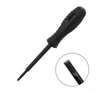 Gdfnmogo High-Torque Electrician Voltage Tester Pen Screwdriver 12-220V AC DC Induction Insulated Electric Pencil with Slotted and Cross Tips for Live Circuit(Slotted bit)