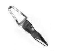 Gdfnmogo Hook Keeper for Lure and Fly Fishing Rods, 6pcs Collapsible Stainless Steel Hook Keepers with Fold-Down Design, Silver, 2cm Length, Compat