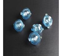 Gdfnmogo In-line Bubble Float, Hollow ABS Design for High Buoyancy and Lasting Performance, Removable Slide-through Fishing Float for Sea River Lake Use(TRANSPARENT BLUE)