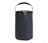 Gdfnmogo Insulated Lunch Bag Thermal Cooler Box Waterproof Food Carrier with Thick Foam for Camping Picnic Work School Travel Black Gray Blue(Blue-S)