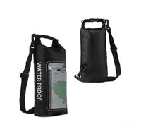 Gdfnmogo IPX6 Waterproof Dry Bag(2L Black)