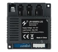 Gdfnmogo JR-RX-12V Remote Control Receiver Module For Children Electric Car 6V/12V Compatible Multiple Models JR1738RX JR1958-2S JR1788RX Controller Unit(JR1958RX-2S 12V)
