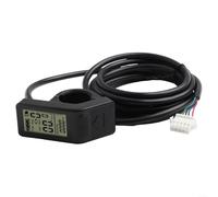 Gdfnmogo KT-LCD4 E-bike Display Panel Meter 24V/36V/48V Electric Bicycle Mini LCD Screen 5-Pin Connector Power Assist Gear Switch Cruise Mode Speed(Standard)