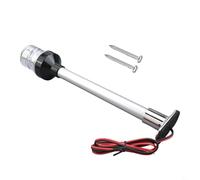 Gdfnmogo LED Anchor Light for Boat Stern with 360° Illumination, 3 Mile Visibility, Marine Grade 316 Stainless Steel Bracket and Aluminum Pole, IP66(12 Inches)