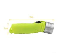 Gdfnmogo LED Dive Torch 1800LM Aluminum Alloy Underwater Flashlight for Scuba Diving and Snorkeling, 50m Submersible Light with Long