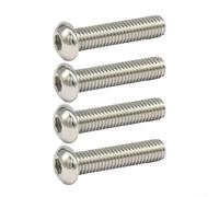 Gdfnmogo M5x20 Bolts (4-Pack), Aerospace-Grade TC4/GR5 Alloy, Lightweight & Rust-Resistant for and Road Bikes - For Bike Component Hardware