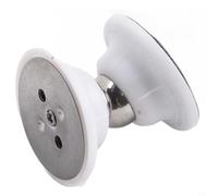 Gdfnmogo Magnetic RV Door Latch Holder Strong ABS Doorstop for Travel Trailer Caravan Motorhome Camper Bedroom Kitchen Bathroom Door Stop Lock White Grey Black(White S)
