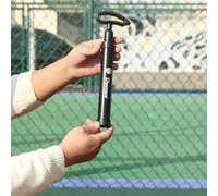 Gdfnmogo Manual Alloy Extension out Ball Tube Compact Basketball Ball and Format Football for Aluminum Carryable Sports with Pins for Plus (BLACK)