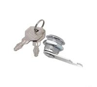 Gdfnmogo Metal Cam Lock for Cabinet Drawer Mailbox Cupboard with 2 Keys - 16mm 20mm 25mm Diameter Options for Wood Metal Glass Doors Filing Cabinets Lockers(16mm)