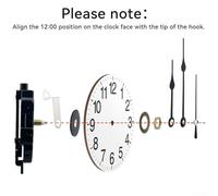 Gdfnmogo Metal Pendulum Clock Movement Replacement Kit with Jumping Seconds Mechanism, 2x Clock Movements + 6x Hands + Washers & Nuts for DIY Wall Clock Repair and Craft Projects(18+23mm)