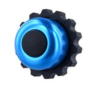 Gdfnmogo Mini Bell, Aluminum Alloy Construction, 100dB+ High Volume, Suitable for 2.3cm Handlebar Diameter, Cycling Safety Accessory(BLUE)